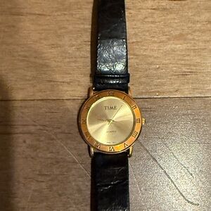 Timex Gold and Black Men's Watch